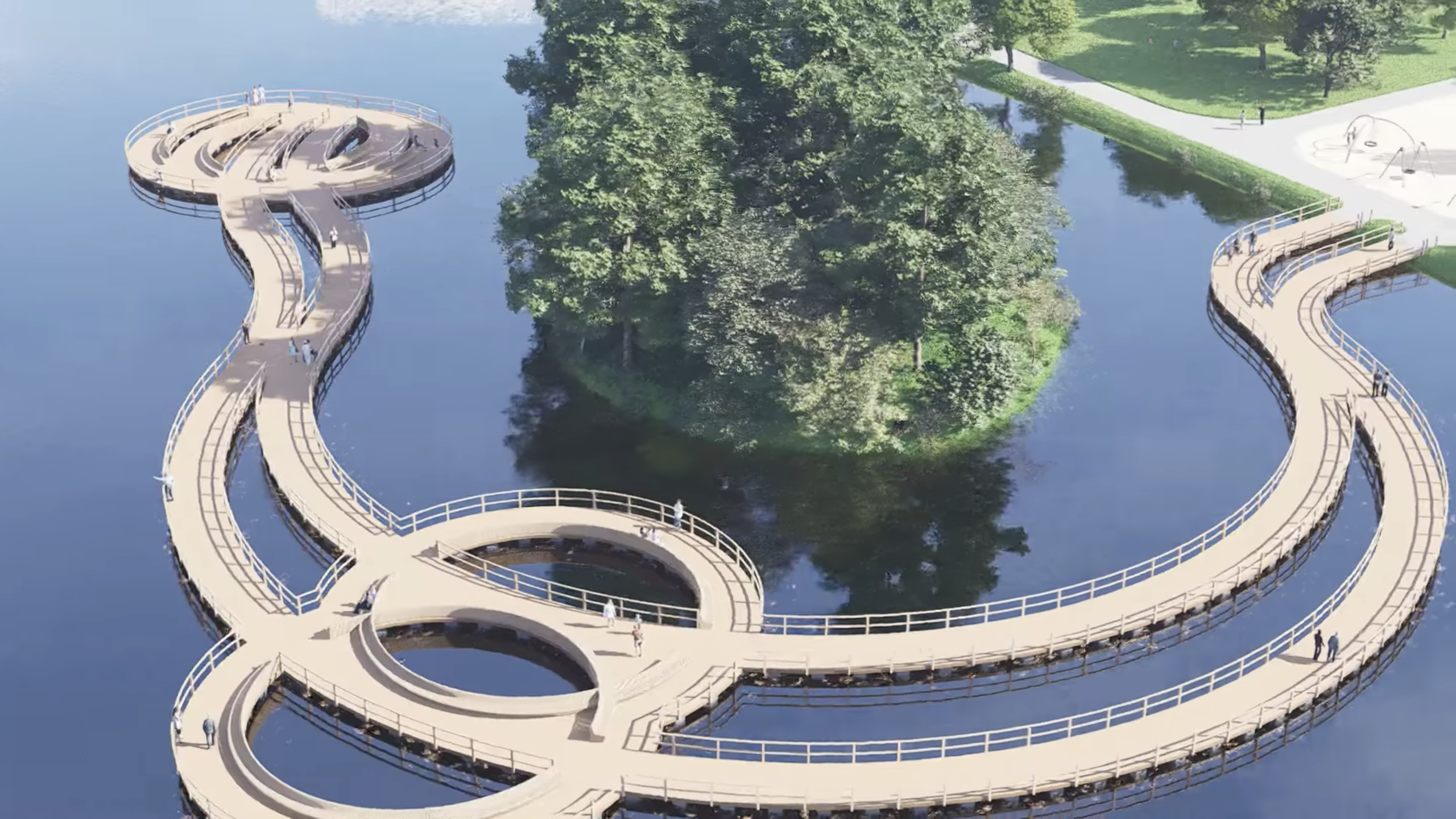 Pomost na Zalewie Nowohuckim – wizja nowej atrakcji w Nowej Hucie